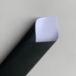 Nero Back Warp Polyester (UV), senza PVC